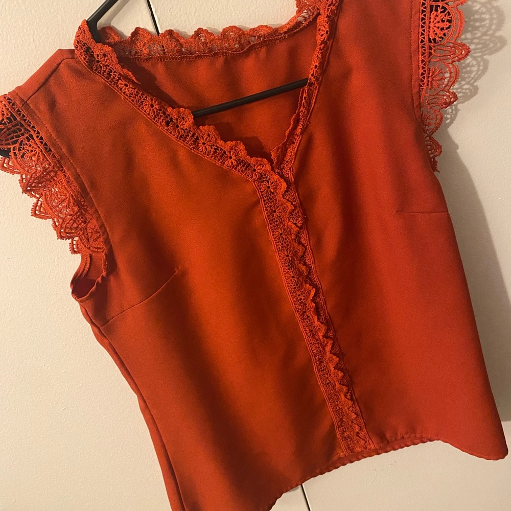 Orange Blouse